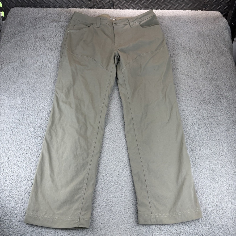 Marmot Nylon Hiking Pants Mens 38 Beige Straight Leg‎ Climbing Outdoor